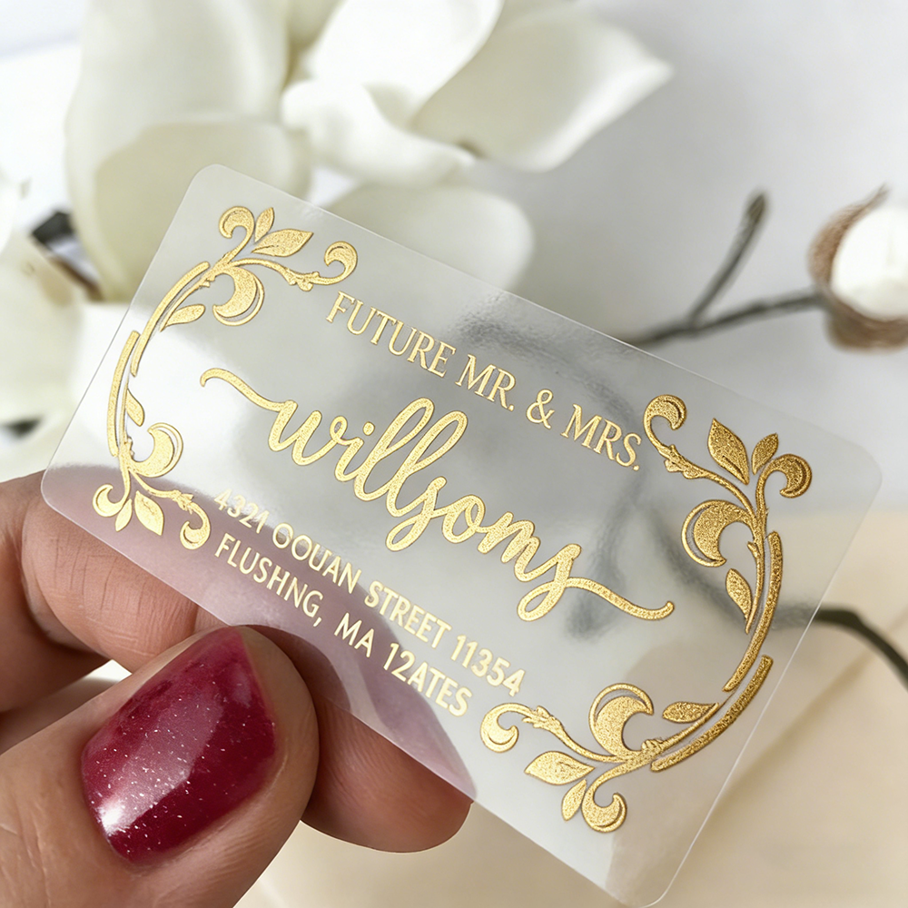 Personalised Candle Label - Personalized Clear Gold Foil Envelope Seals