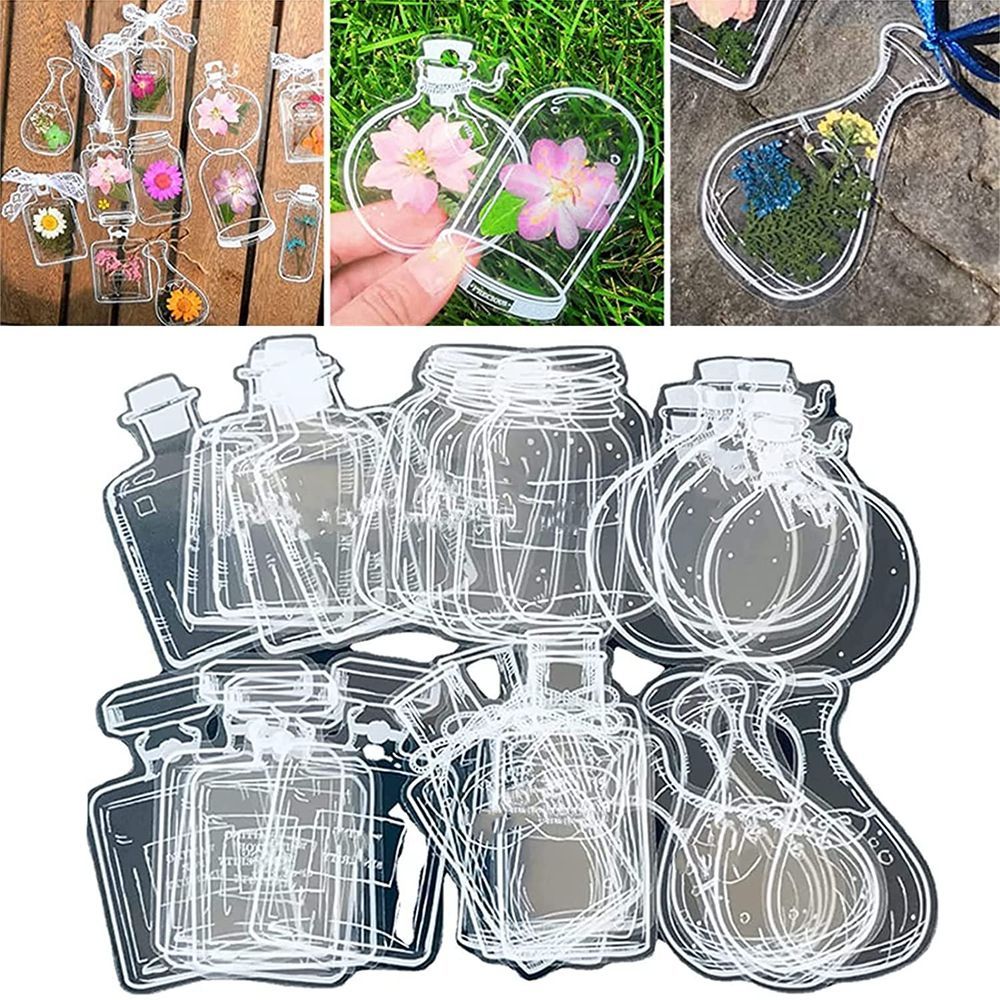 30Pcs DIY Transparent Dried Fl - Dried Flower Bookmark のレビューと価格
