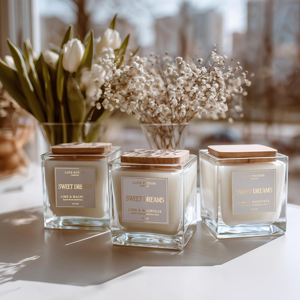 Custom 50pcs Candle Labels Vin - Personalised Candle Label のレビューと価格