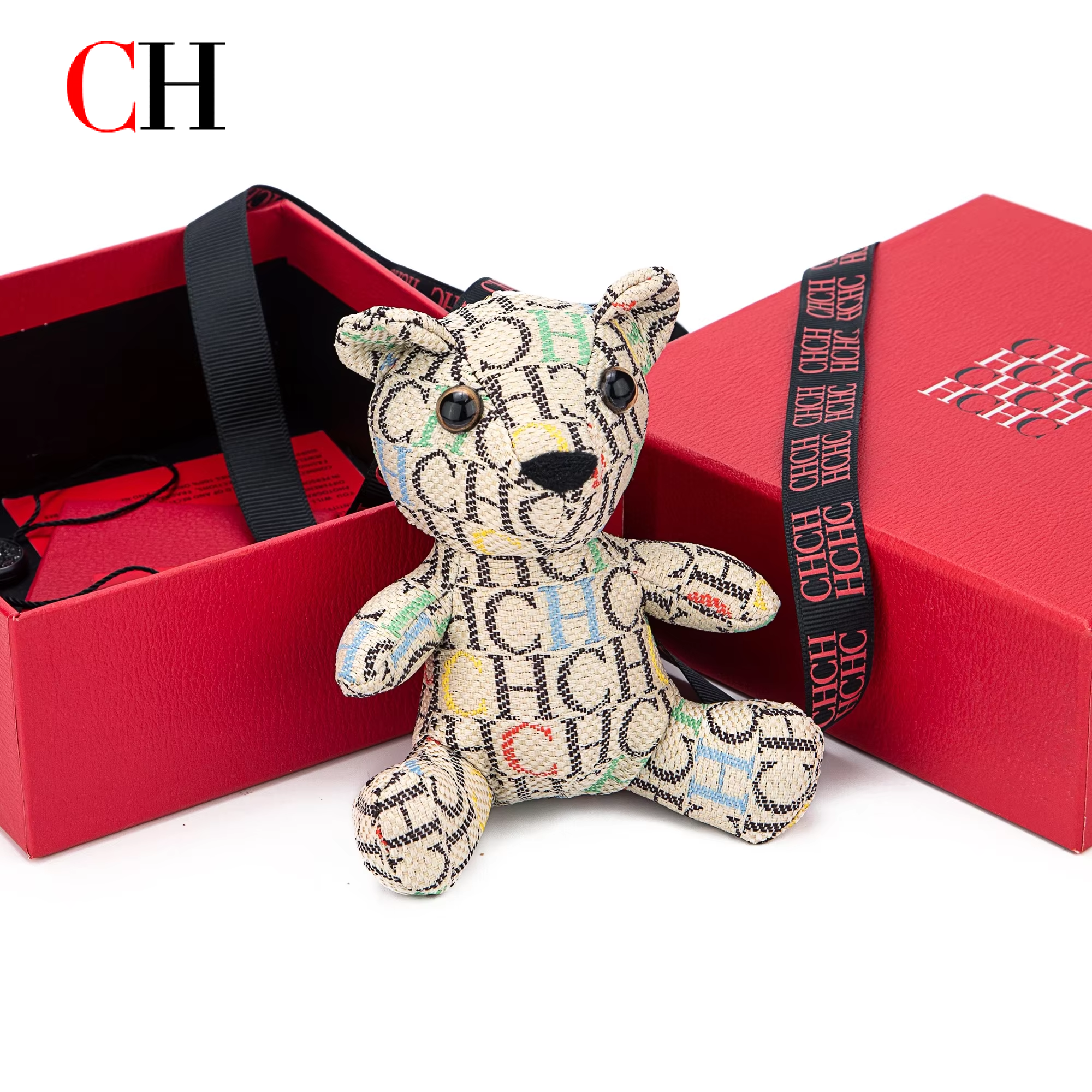 CH Bear Plush Keychain Monogra - Monogram Keychain Leather のレビューと価格