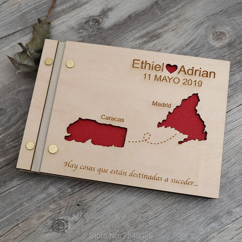 Map engraved wedding guestbook - Custom Star Map のレビューと価格