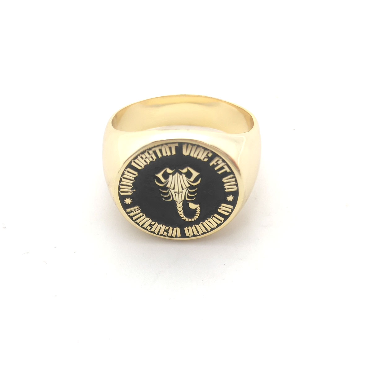 Custom Engraved 17mm Round Top - Initial Ring Custom のレビューと価格