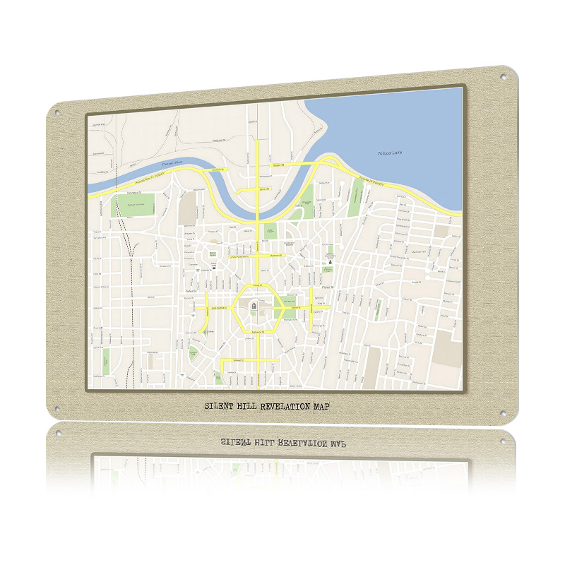 Silent Hill Revelation Map Met - Custom Map Poster のレビューと価格
