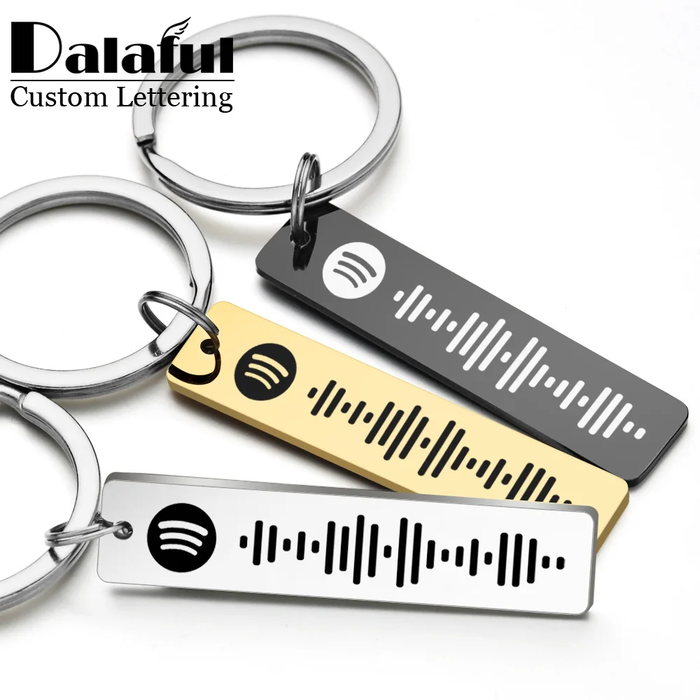 Personalized Spotify Code Keyc - Initial Ring Custom のレビューと価格