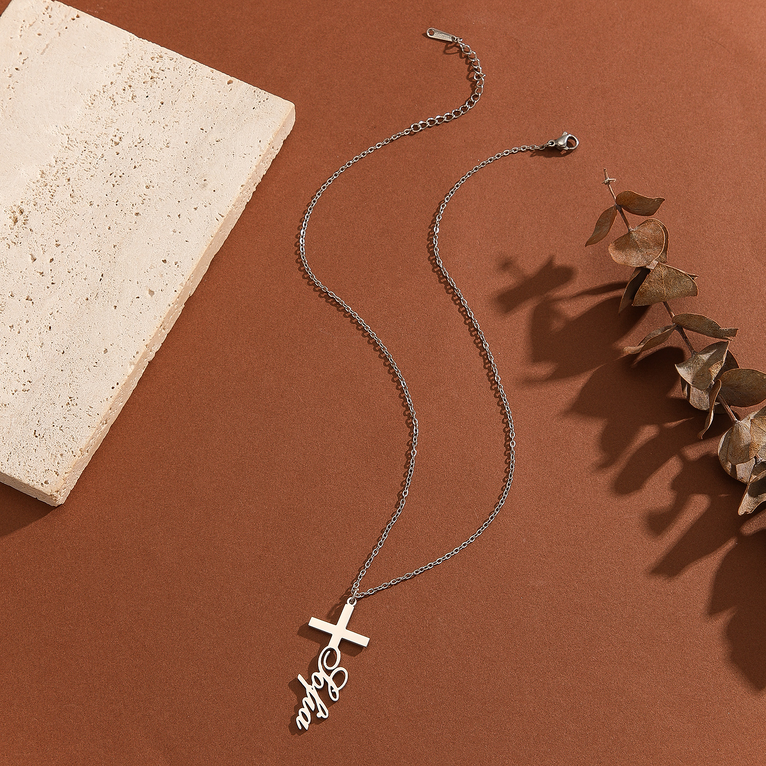 1pc Personalized Easter Gift S - Name Necklace Custom のレビューと価格