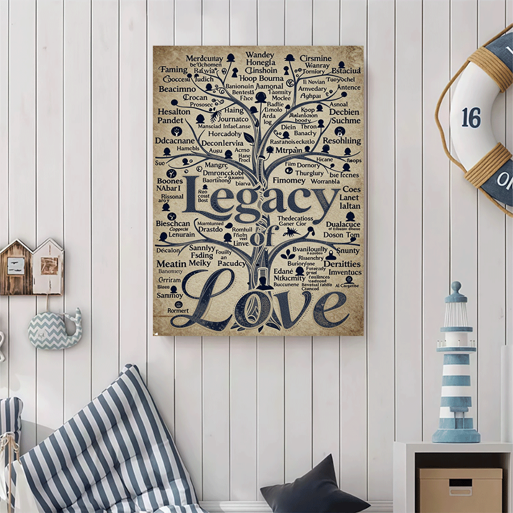 1PC-Unframed Canvas poster wal - Family Tree Print のレビューと価格