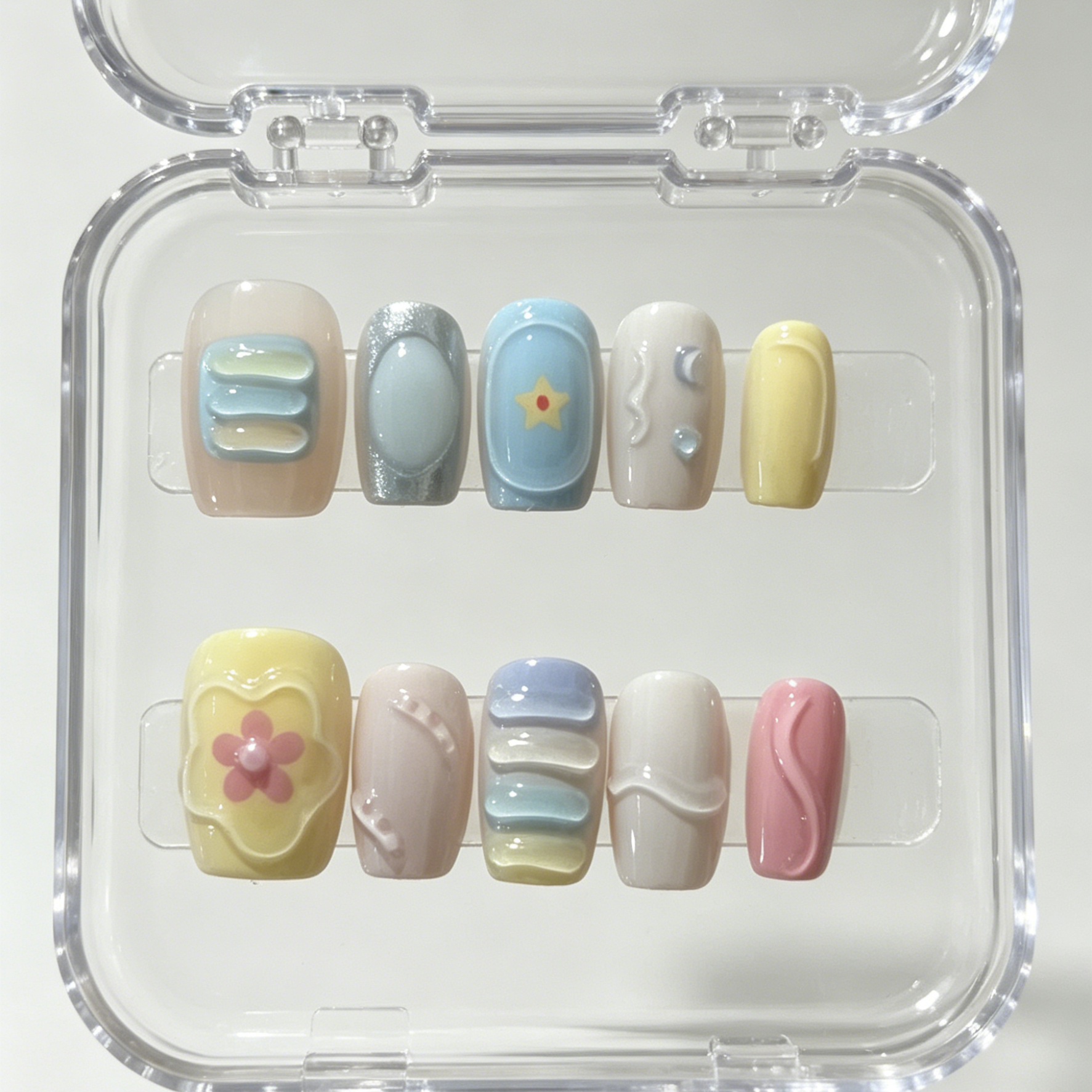10 hand pressed short square n - Pressed Flower Art のレビューと価格