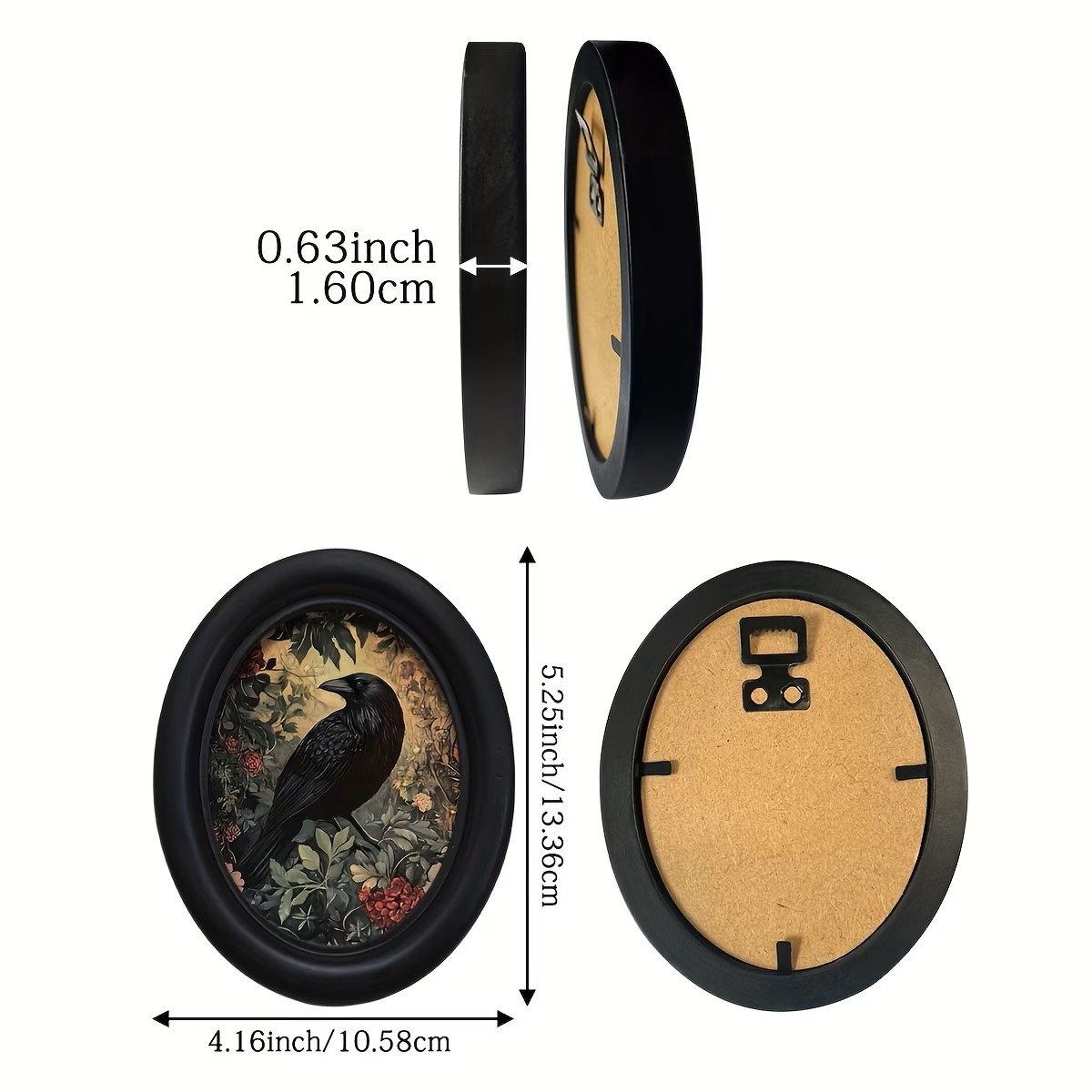 1 Piece of Bohemian Vintage 3D - Engraved Wood Frame のレビューと価格