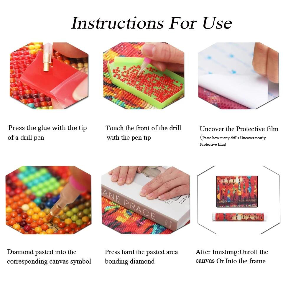 Frameless,5D DIY Full Square D - Photo Mosaic Print のレビューと価格