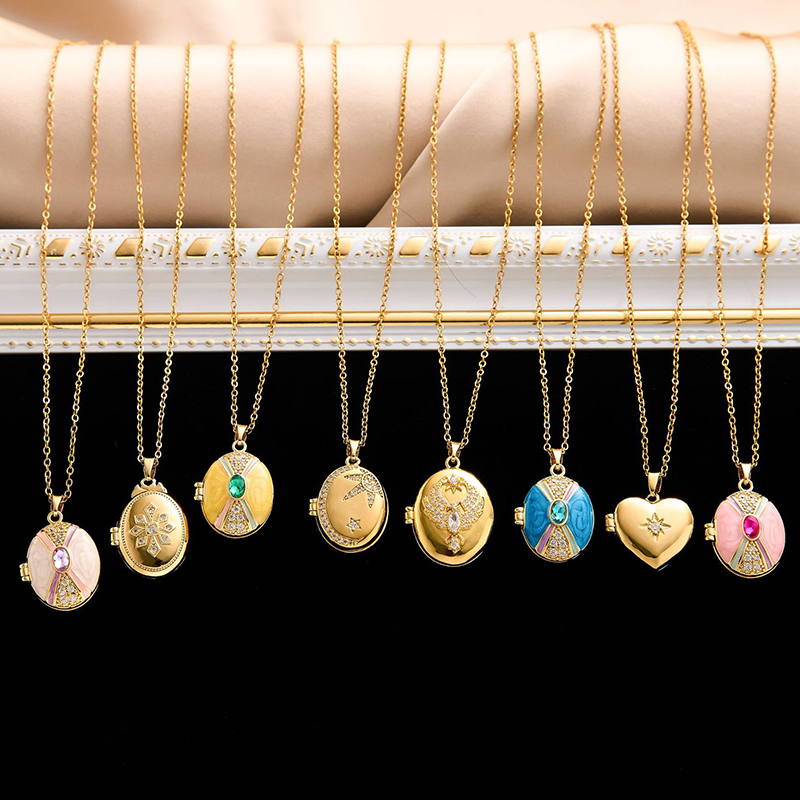 ANENJERY 316L Stainless Steel  - Birth Flower Necklace のレビューと価格