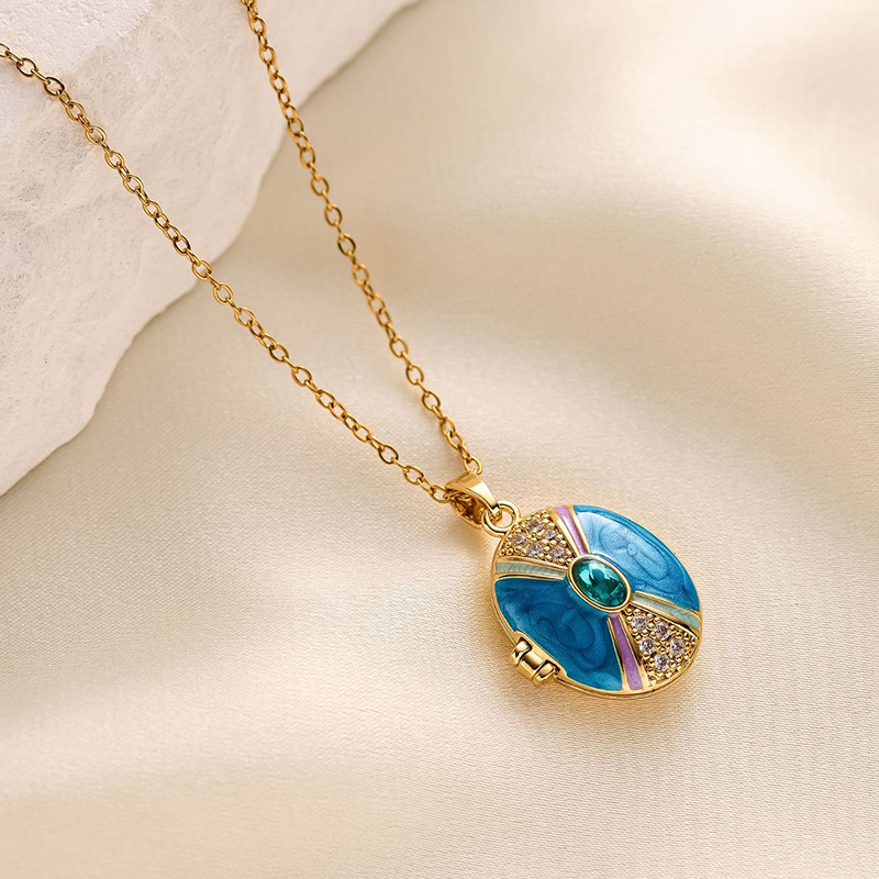 ANENJERY 316L Stainless Steel  - Birth Flower Necklace のレビューと価格