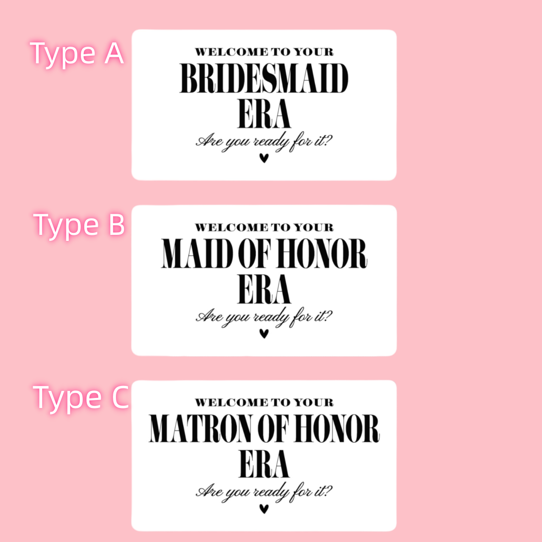 Bridesmaid Era Mini Champagne  - Personalised Candle Label のレビューと価格