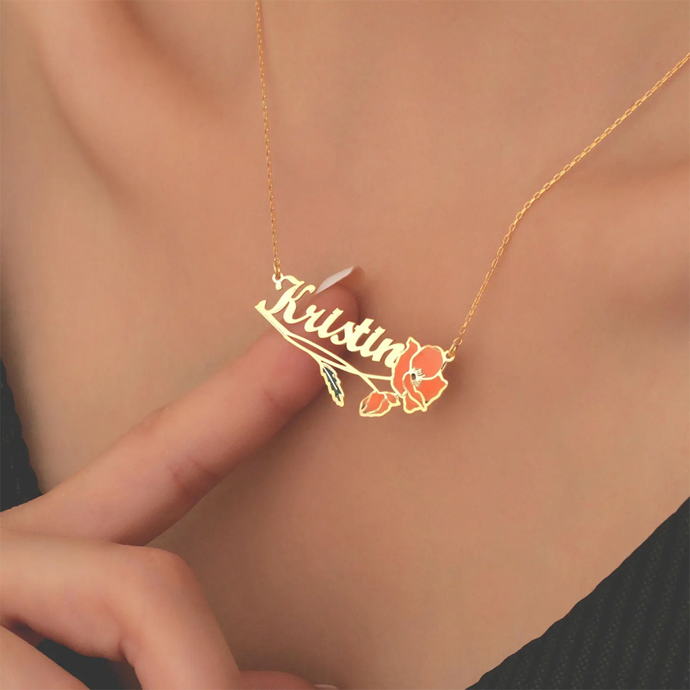 Personalized Colorfuls Birth F - Name Necklace Custom のレビューと価格