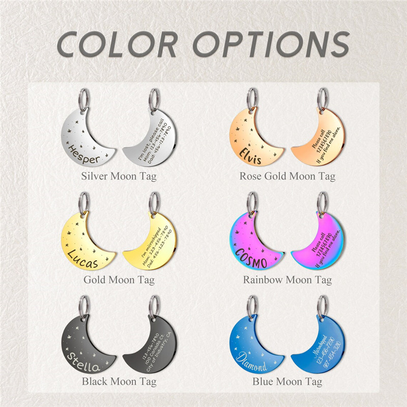 Personalized Anti-lost ID Tag  - Custom Night Sky のレビューと価格