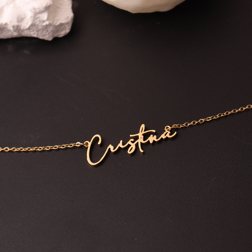 Custom Name Necklace for Women - Birth Flower Necklace のレビューと価格