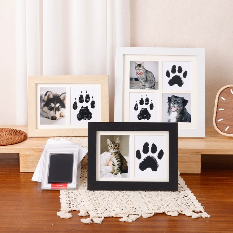 Diy Wooden Baby Pet Paw Print  - Engraved Wood Frame のレビューと価格