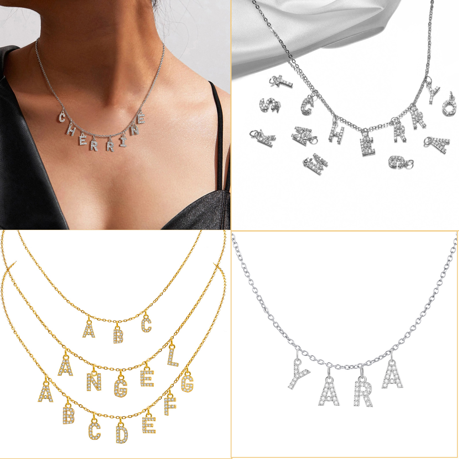 Custom Personalized Name Neckl - Name Necklace Custom のレビューと価格