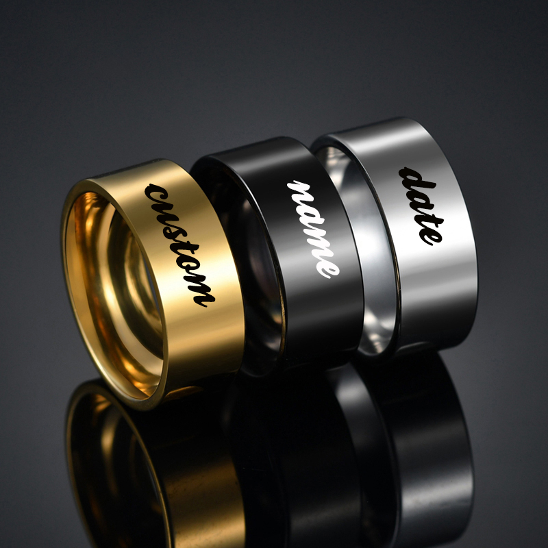 Atoztide 4/6/8mm Personalized  - Initial Ring Custom のレビューと価格