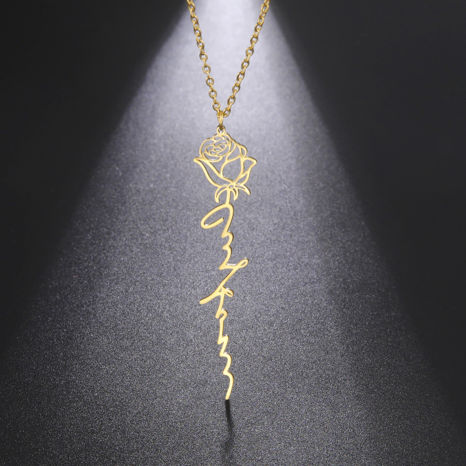 Sipuris Personalized Custom Na - Birth Flower Necklace のレビューと価格