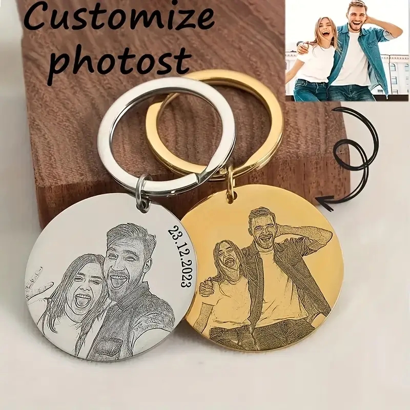 Personalized Engraved Portrait - Initial Ring Custom のレビューと価格