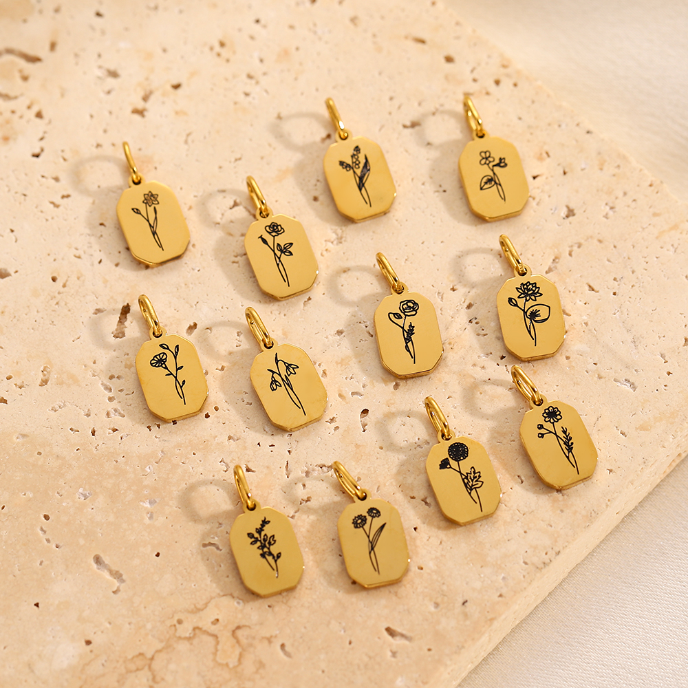 Chic Hot Sale Birth Month Crys - Birth Flower Necklace のレビューと価格