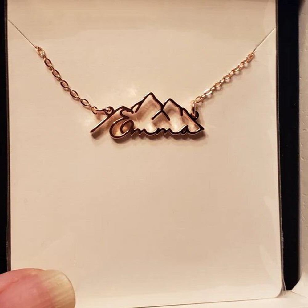 Custom Name Necklace Fashion P - Birth Flower Necklace のレビューと価格