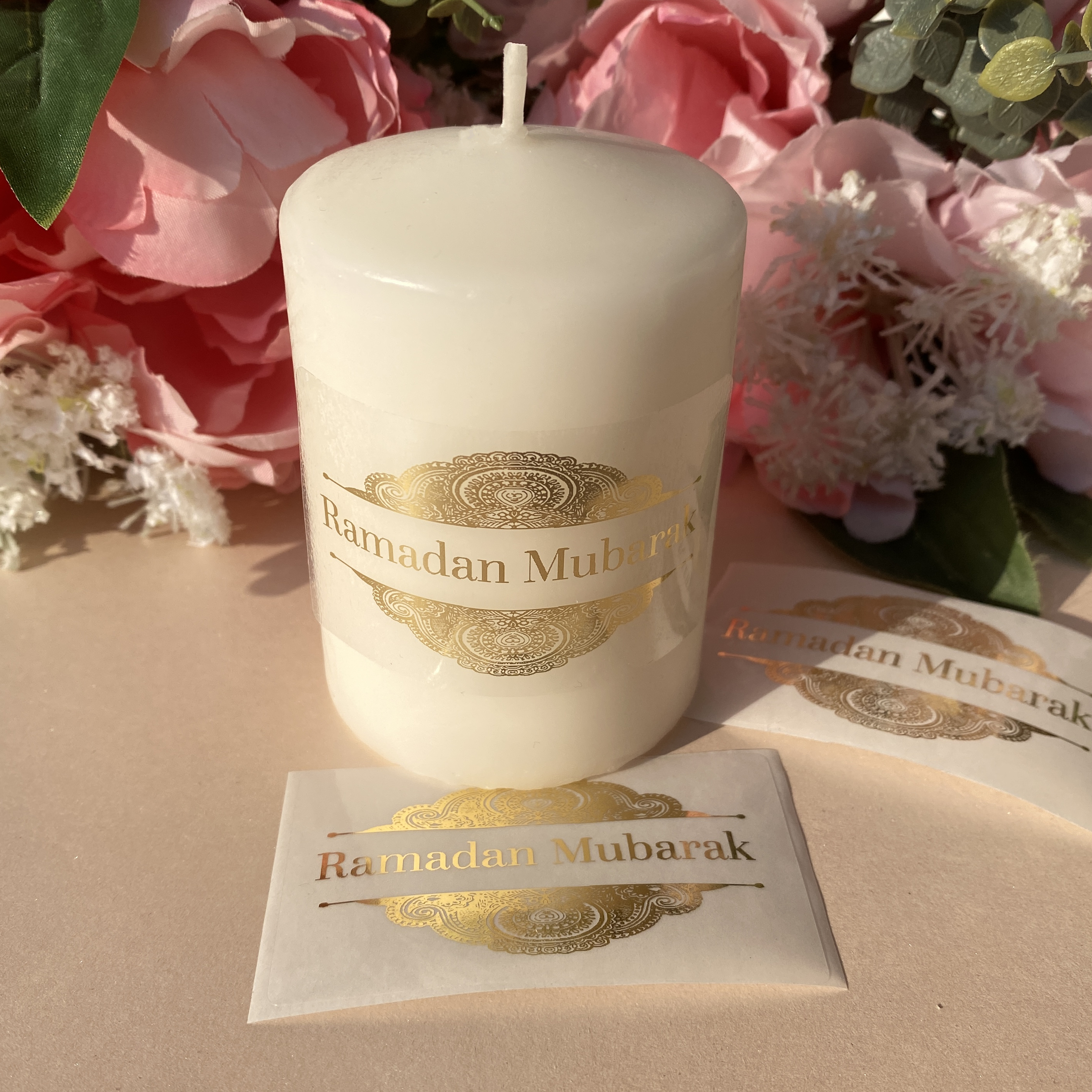 30 Ramadan Mubarak Crescent St - Personalised Candle Label のレビューと価格