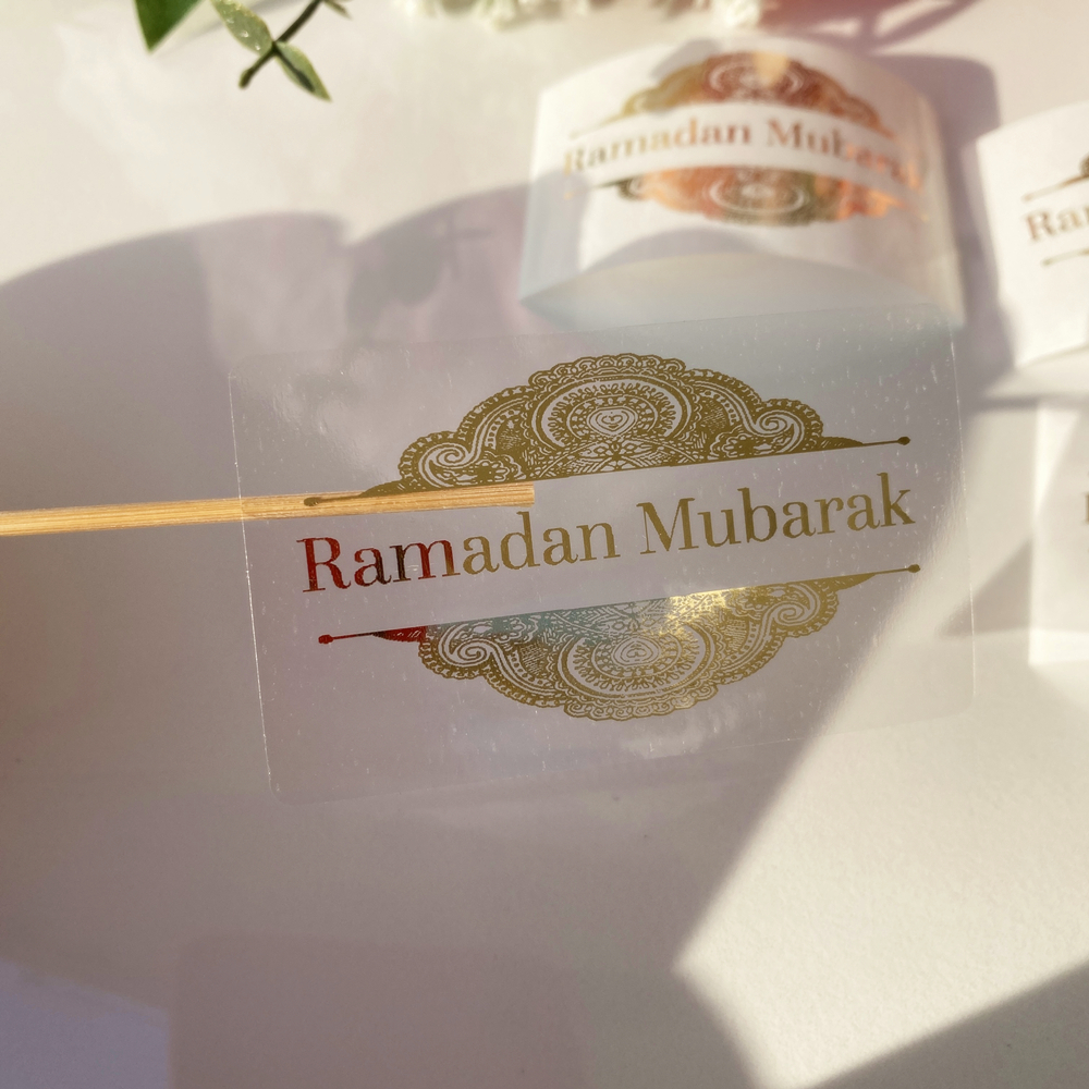 30 Ramadan Mubarak Crescent St - Personalised Candle Label のレビューと価格