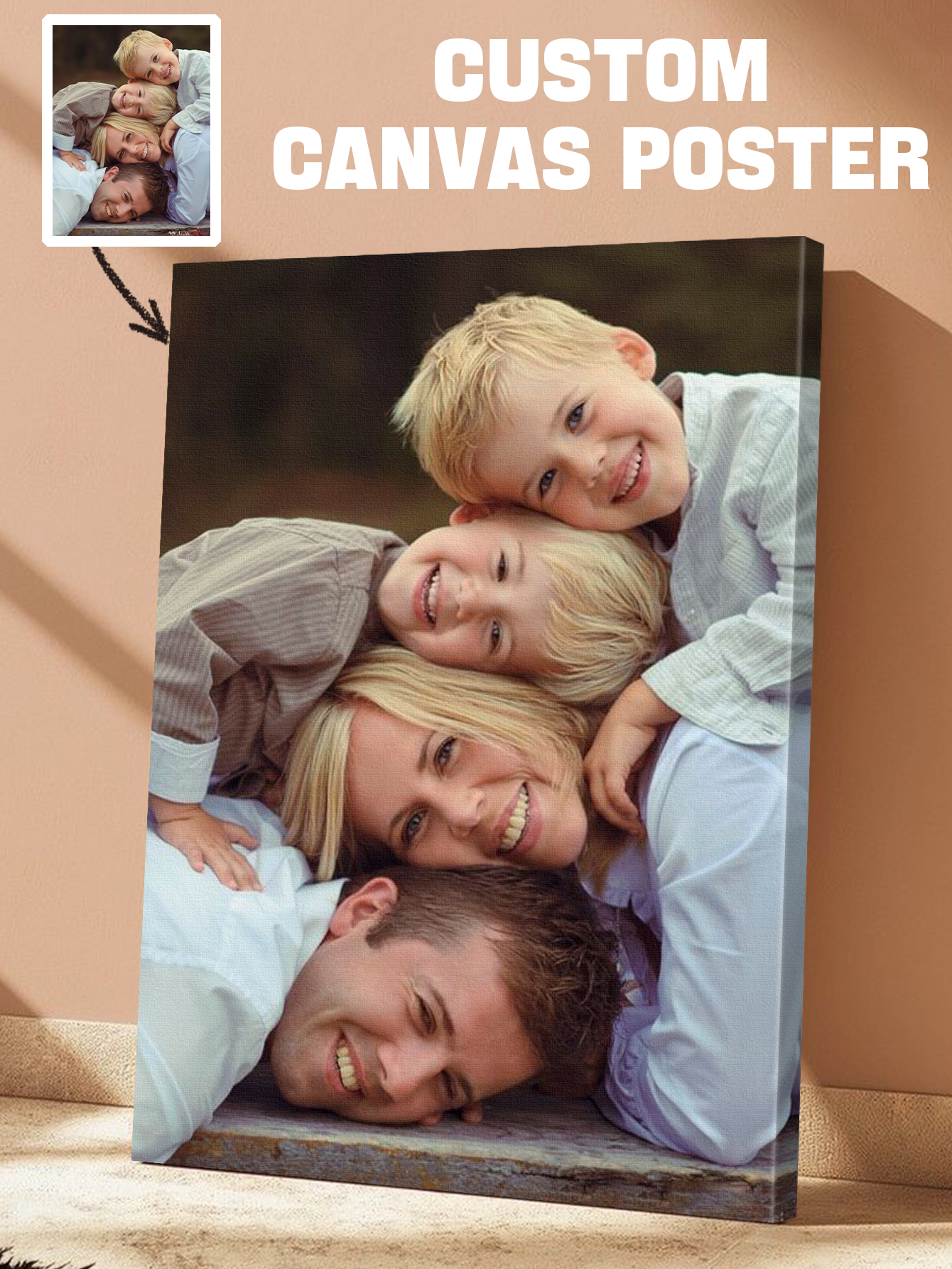 1Pc Custom Big Size Canvas Pos - Pet Portrait Custom のレビューと価格