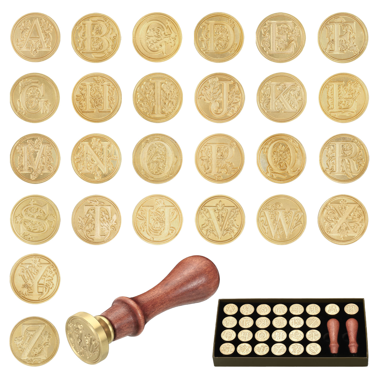 Alphabet Wax Seal Stamp Kit, 2 - Wax Seal Letter Kit のレビューと価格