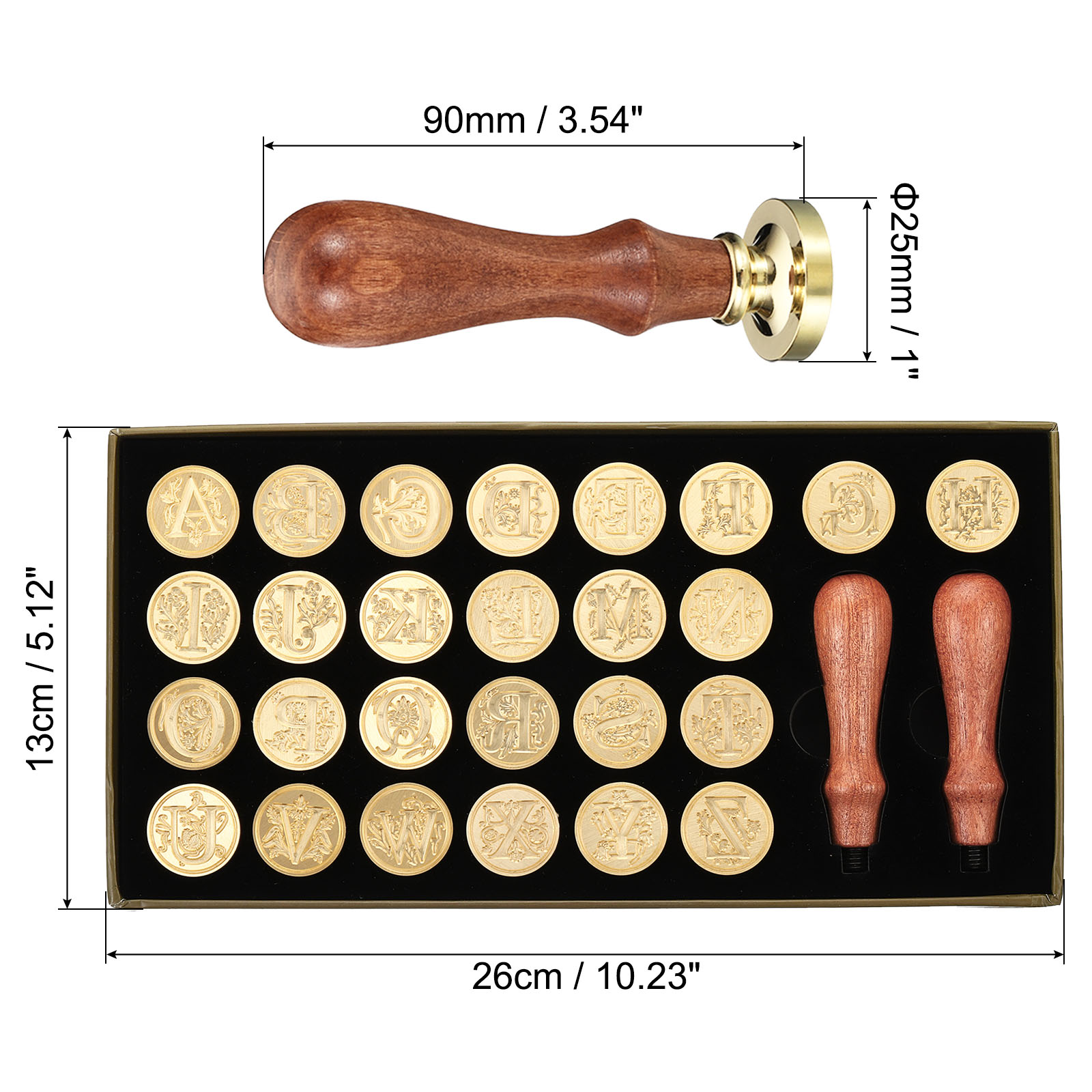 Alphabet Wax Seal Stamp Kit, 2 - Wax Seal Letter Kit のレビューと価格