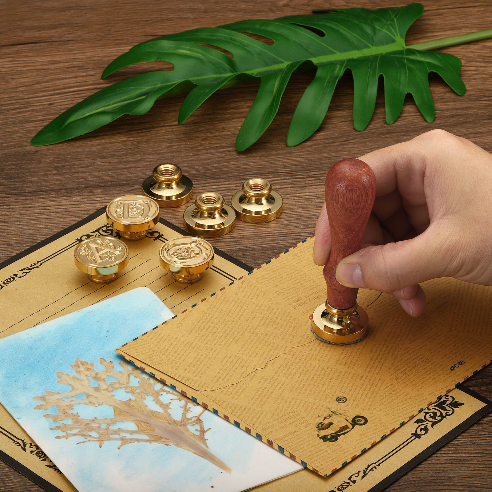 Alphabet Wax Seal Stamp Kit, 2 - Wax Seal Letter Kit のレビューと価格