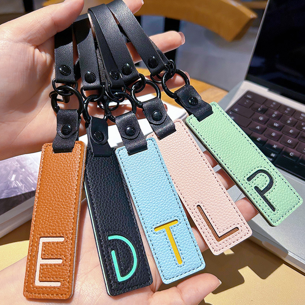 Classic Pu Leather Keychain A- - Monogram Keychain Leather のレビューと価格