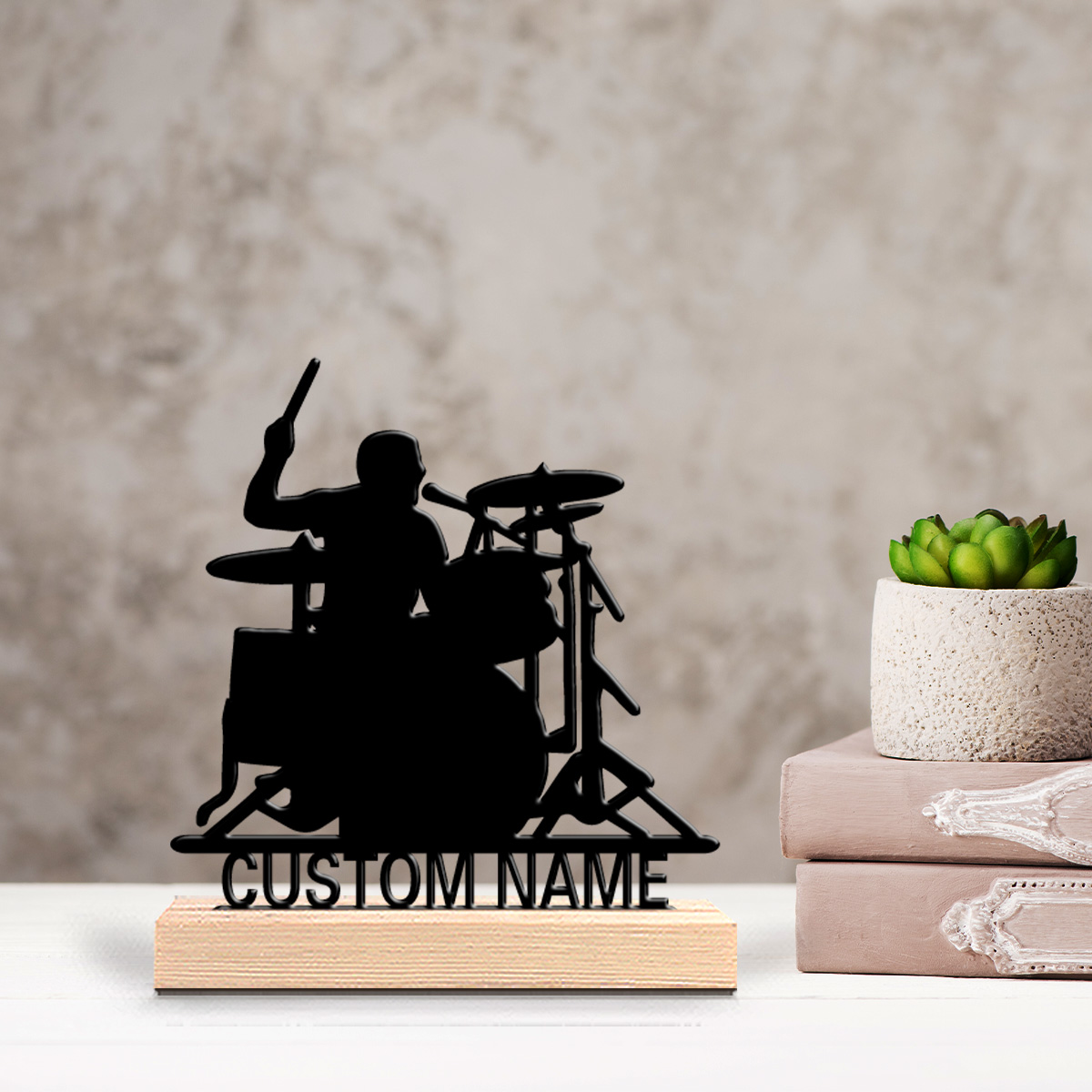 1pc Stylish Personalized Custo - Engraved Wood Frame のレビューと価格
