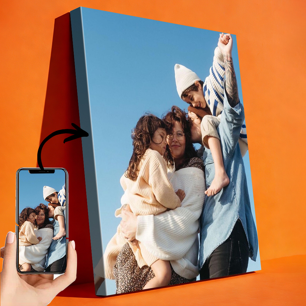 1 Pc Customized Photos on Canv - Engraved Wood Frame のレビューと価格