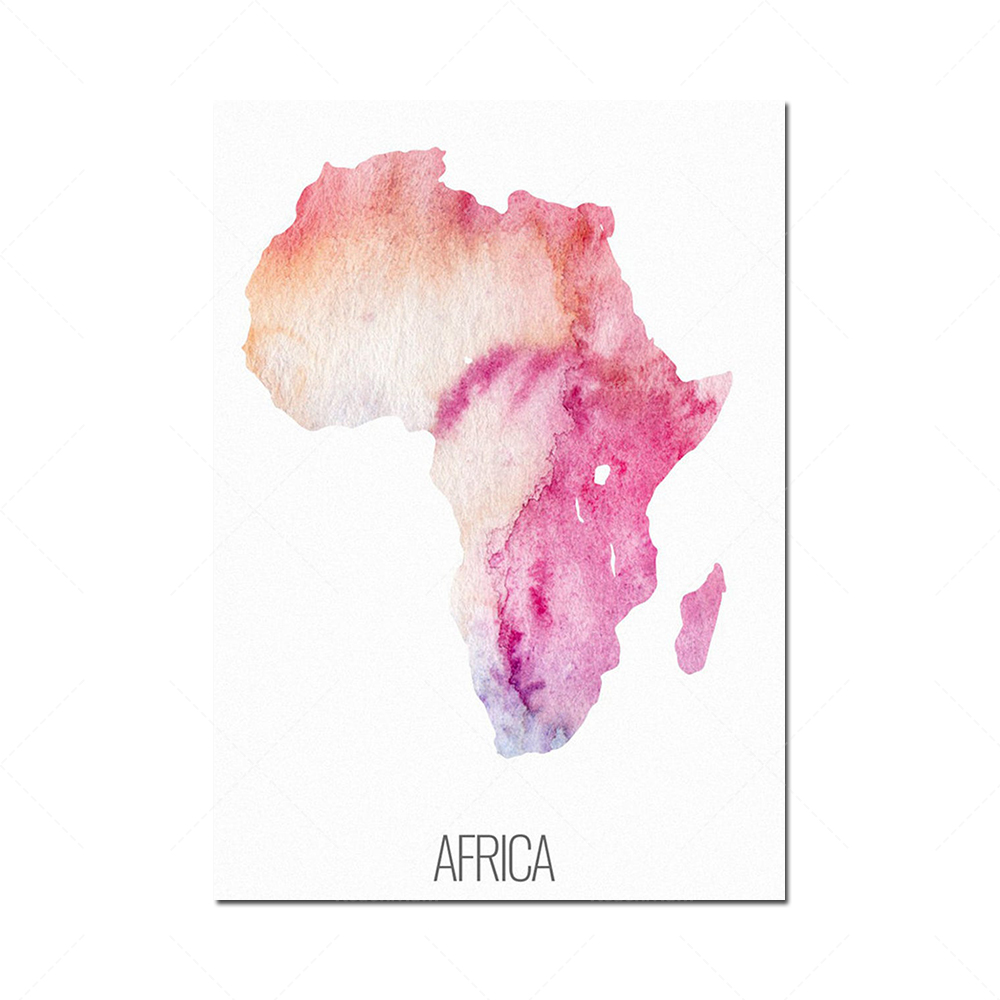 6 continent poster set, North  - Custom Star Map のレビューと価格