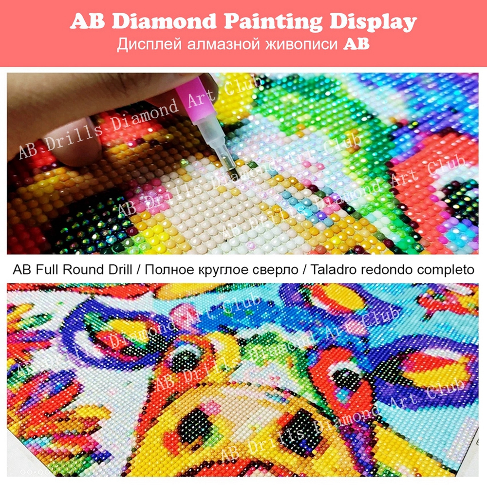 Red Panda 5D DIY AB Drills Dia - Photo Mosaic Print のレビューと価格