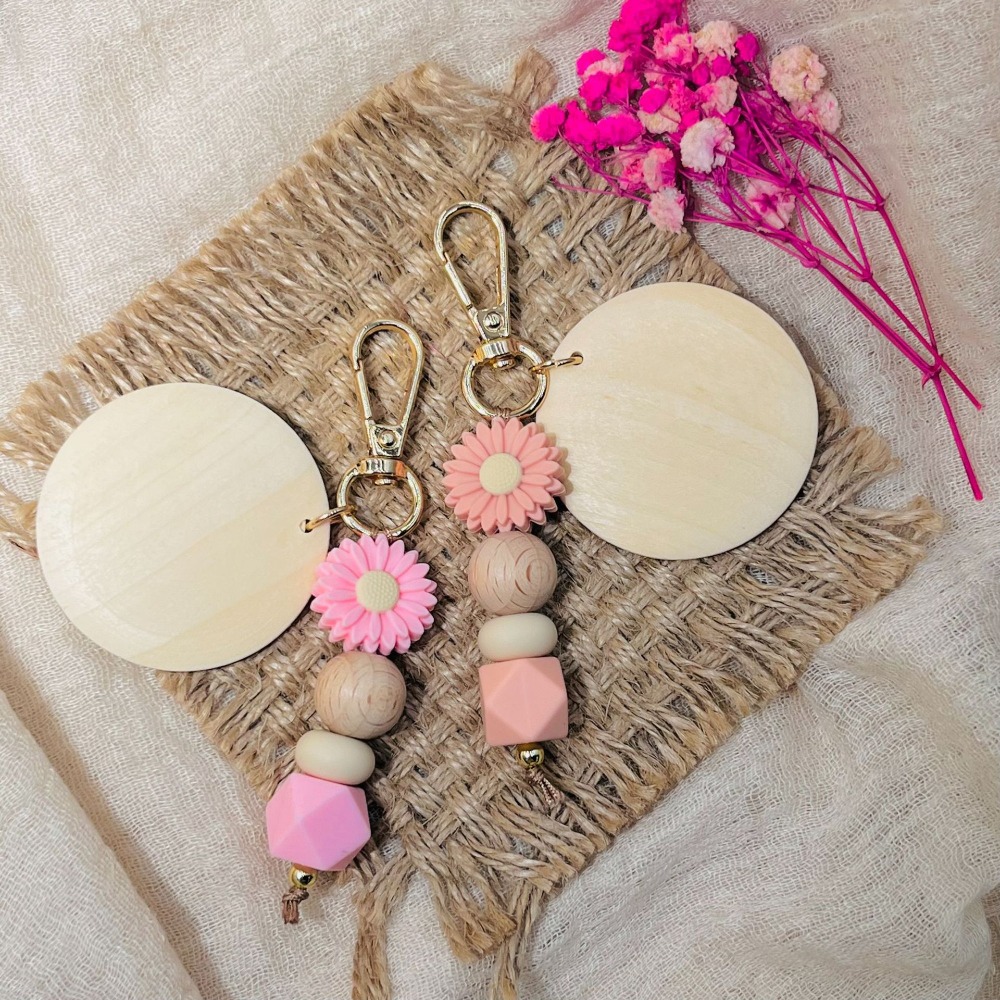 Creative Bamboo Pendant Keycha - Initial Ring Custom のレビューと価格