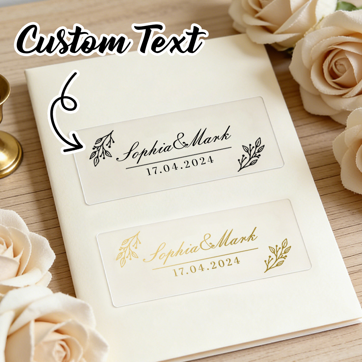 30-300Pcs Custom Wedding Stick - Personalised Candle Label のレビューと価格