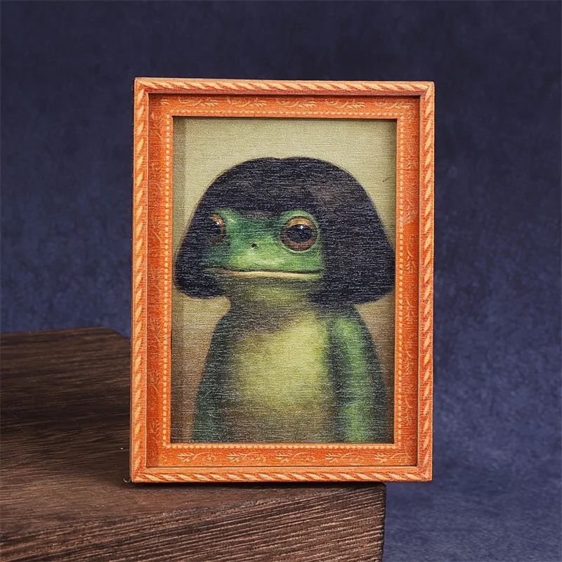 Mini Wooden Photo Frame Frog F - Engraved Wood Frame のレビューと価格