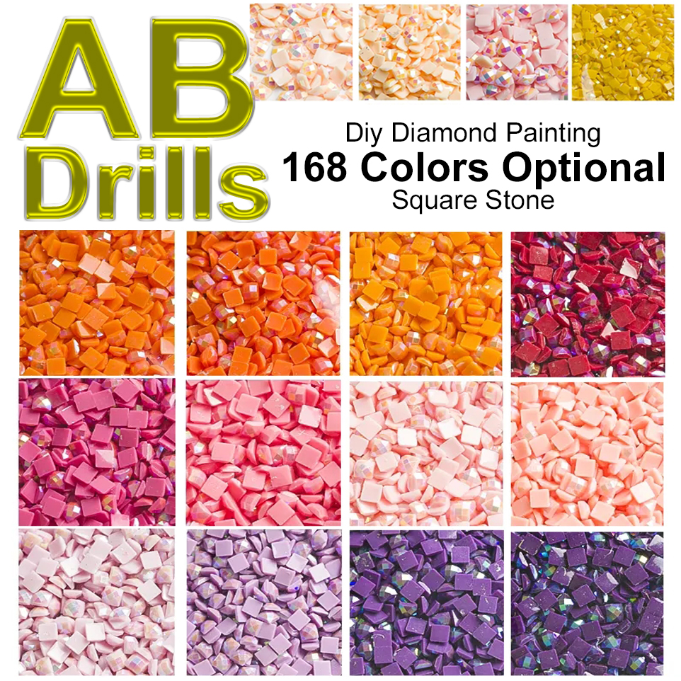 AB Square Stone Drills DIY Dia - Photo Mosaic Print のレビューと価格
