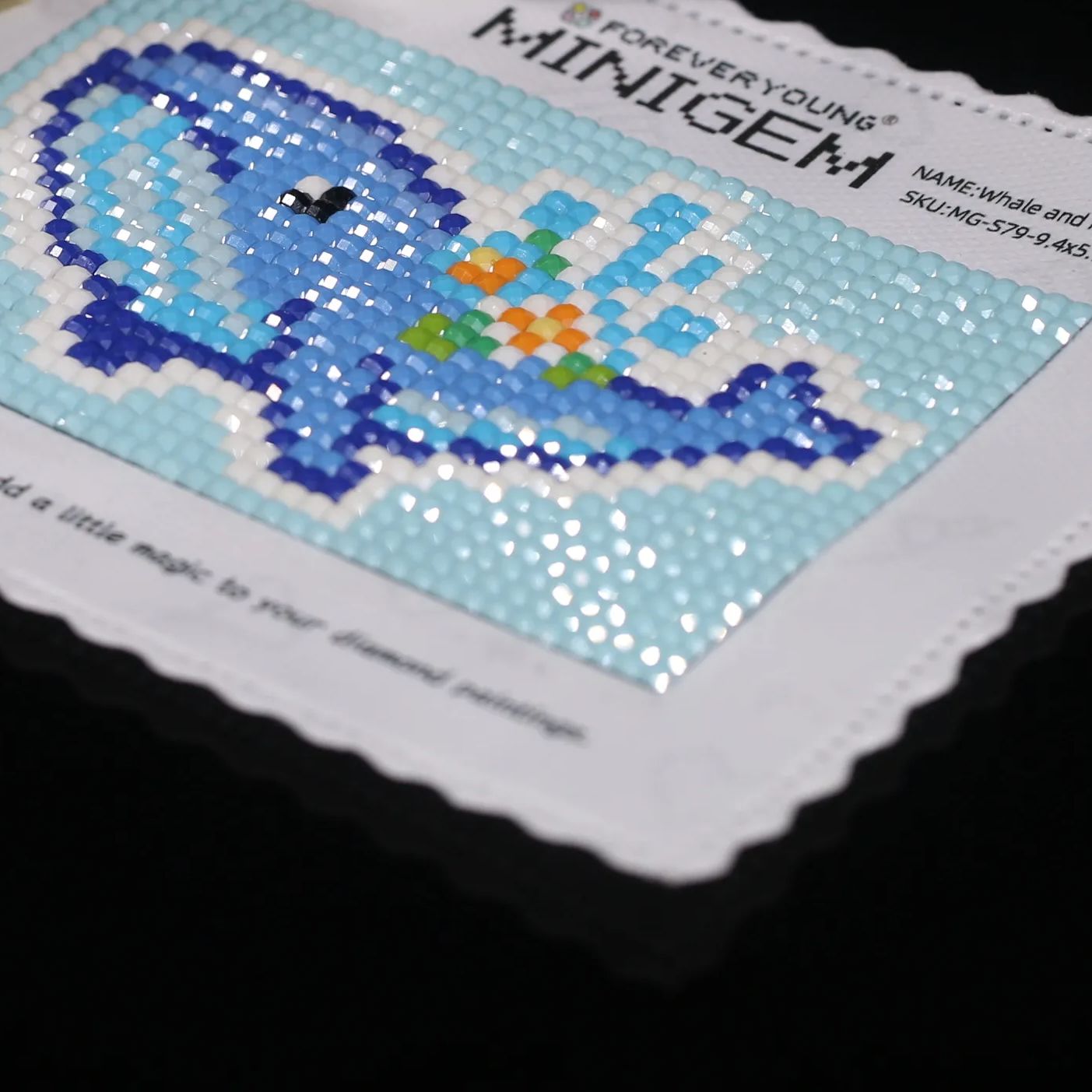 Minigem®: Whale and Flower 9.4 - Photo Mosaic Print のレビューと価格