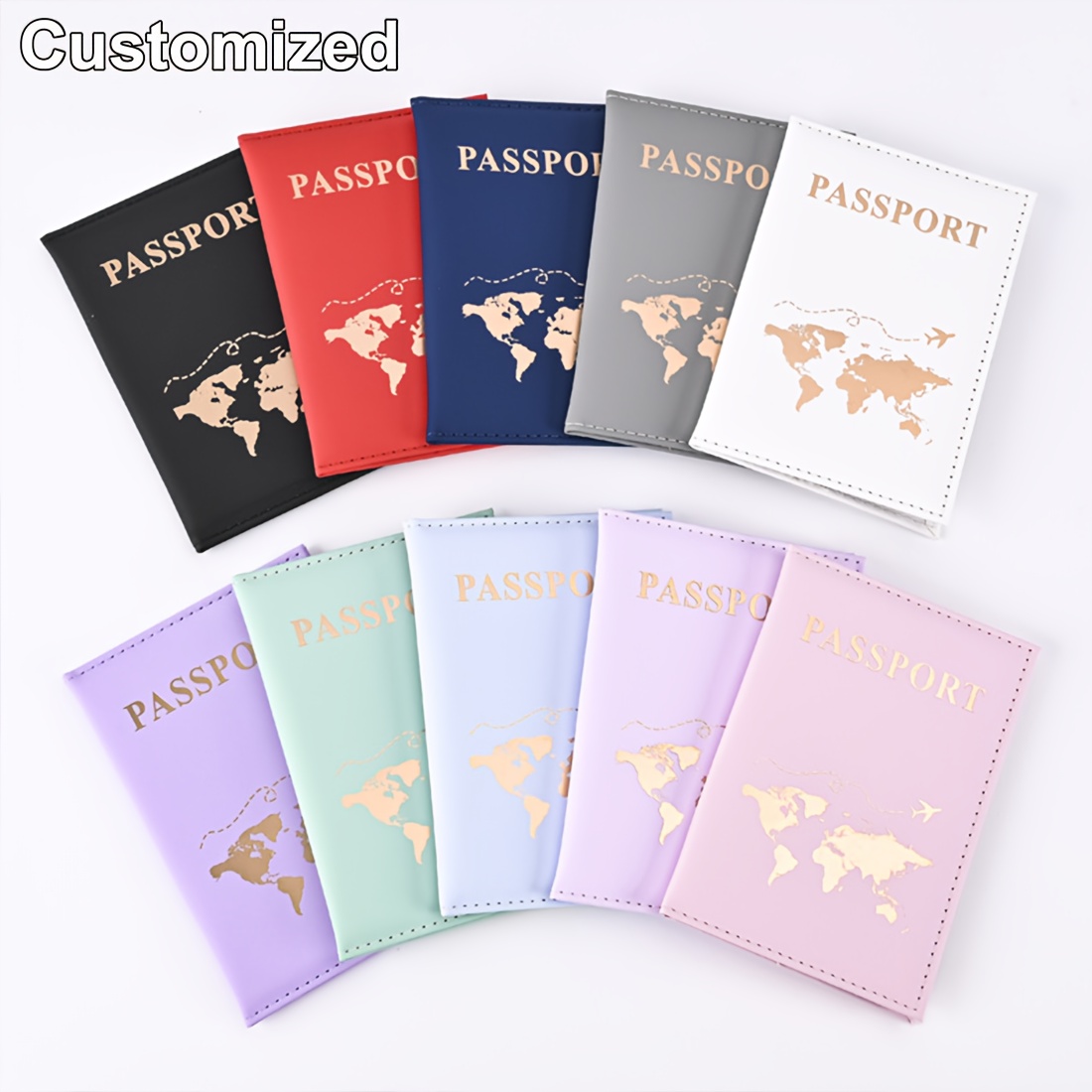 Custom Name World Map Passport - Personalized Name Box のレビューと価格