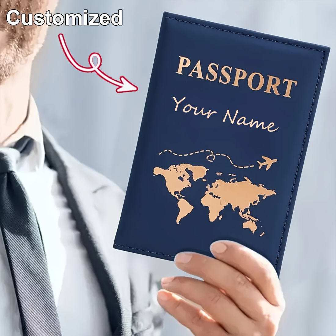 Custom Name World Map Passport - Personalized Name Box のレビューと価格