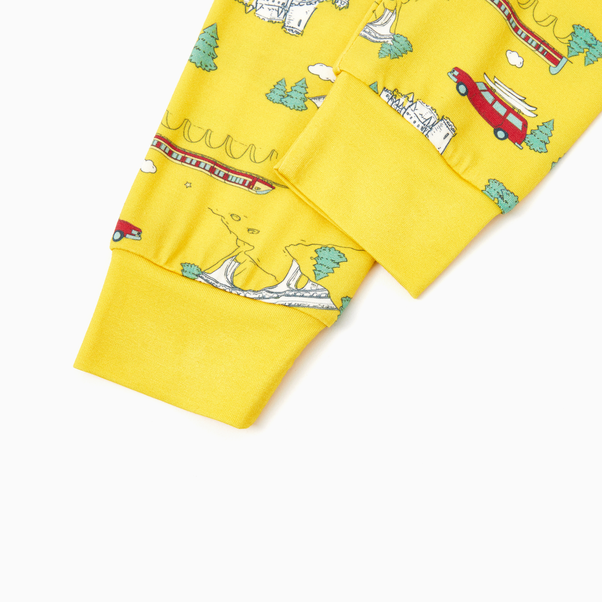 PatPat Bamboo Family Yellow PJ - Family Tree Print のレビューと価格