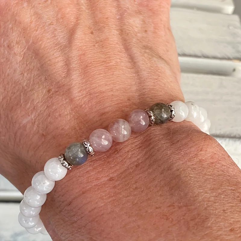 New Moonstone, Labradorite and - Coordinates Bracelet のレビューと価格