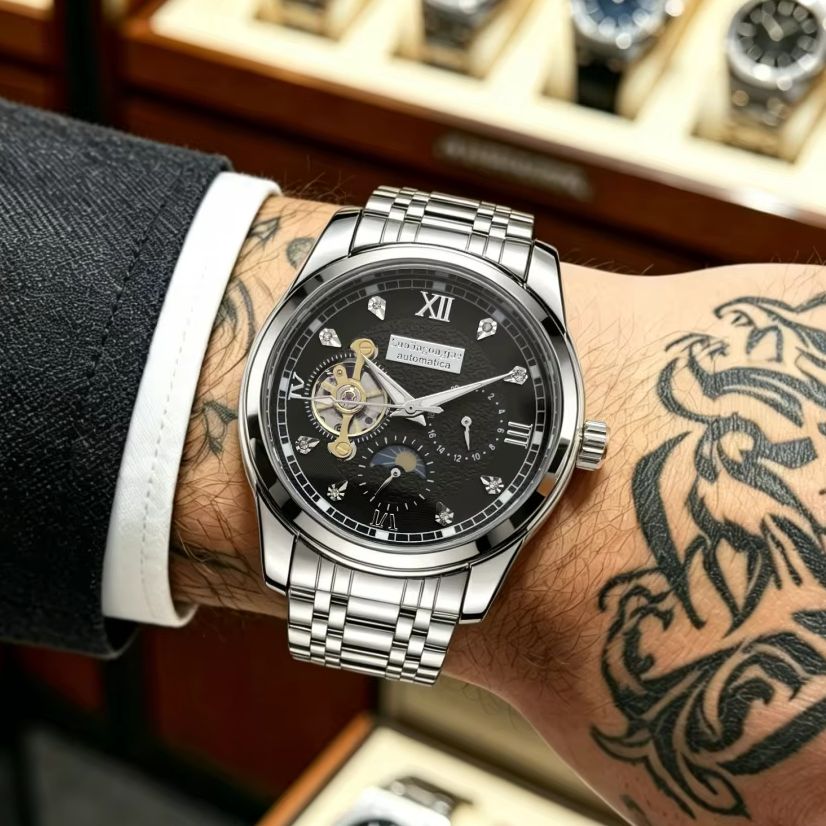 High-End Luxury Men's Automati - Custom Night Sky のレビューと価格