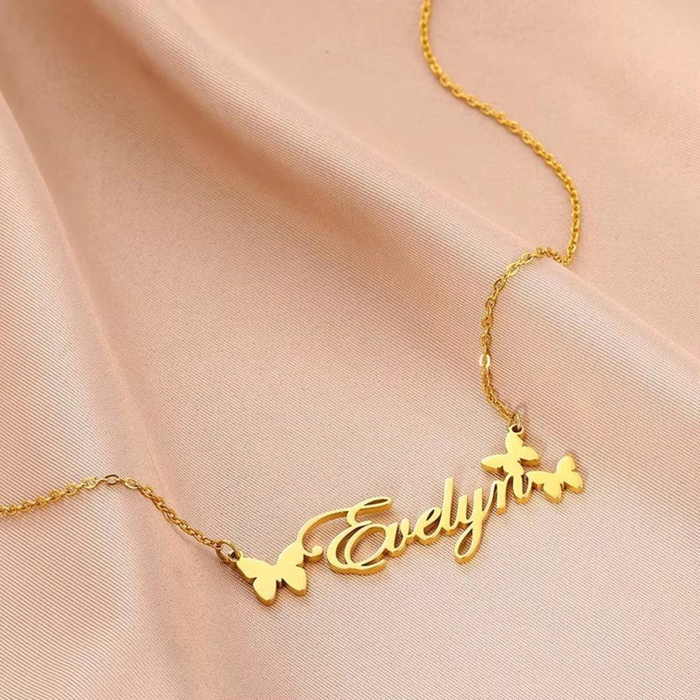 Custom Name Necklace Personali - Birth Flower Necklace のレビューと価格