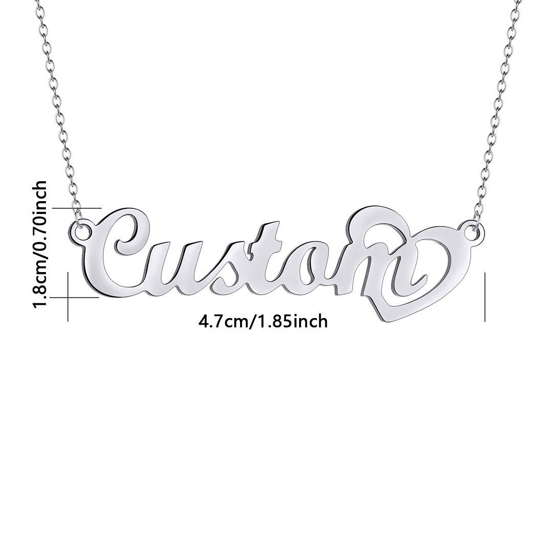 Customized Name Necklace with  - Name Necklace Custom のレビューと価格