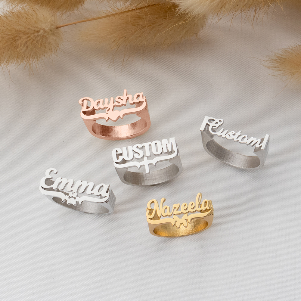 Customized Name Rings, Persona - Initial Ring Custom のレビューと価格